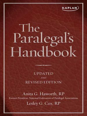 cover image of The Paralegal's Handbook